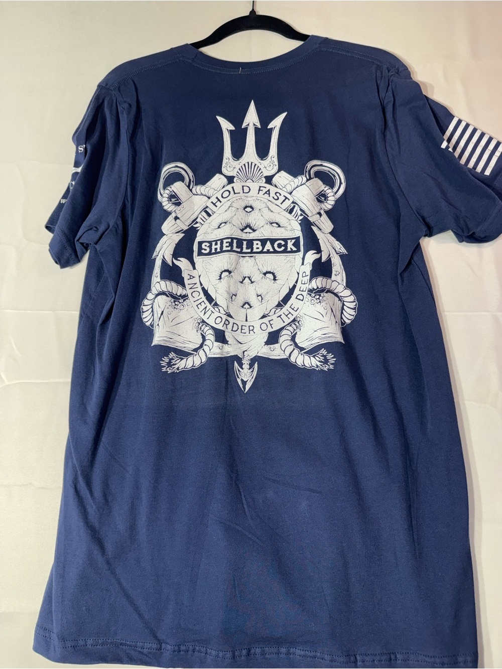 New Grunt Style Large Navy Short-Sleeve Shellback Graphic Tee